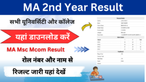 MA 2nd Year Result 2024 {Direct link} MA Result 2024 Check Here by Roll Number: