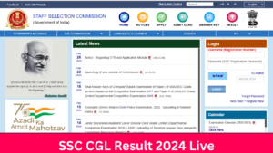 SSC CGL Result 2024 Live: Tier 1 Result and Merit List PDF, Cut Off Marks @ssc.gov.in