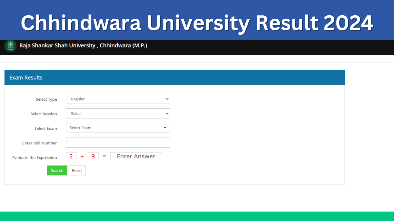 Chhindwara University Result 2024: (Out) CUC UG & PG, BA, BSc, BCom, Result & Marksheet @cuc.ac.in