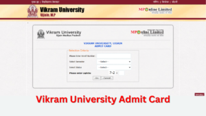 Vikram University Admit Card 2024: विक्रम यूनिवर्सिटी BA Bsc Bcom MA Msc Hall Tickets