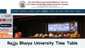 Rajju Bhaiya University Time Table 2024: (Out) Check prsuniv.ac.in ASU Date Sheet 2024