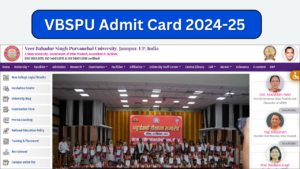 VBSPU Admit Card 2024: (PDF Download) BA, BSC, BCOM, MA M.Sc M.Com Admit Card Hall Ticket @vbspu.ac.in