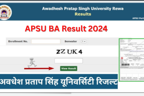 APSU BA Result 2024: {result.apsurewa.ac.in) Awadhesh Pratap Singh University BA Exam Results Available