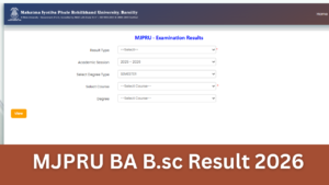 MJPRU Result 2026: OUT (mjpruiums.in) Check BA B.sc UG/PG Semester Results Online