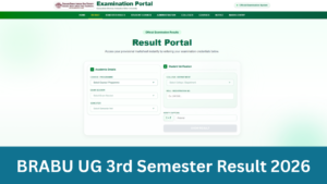 BRABU UG 3rd Semester Result 2026: Out BRABU BA Bsc Bcom UG, PG 2024-28 का रिजल्ट जारी, अभी चेक करें
